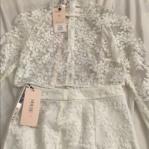 Brand new skirt and top.